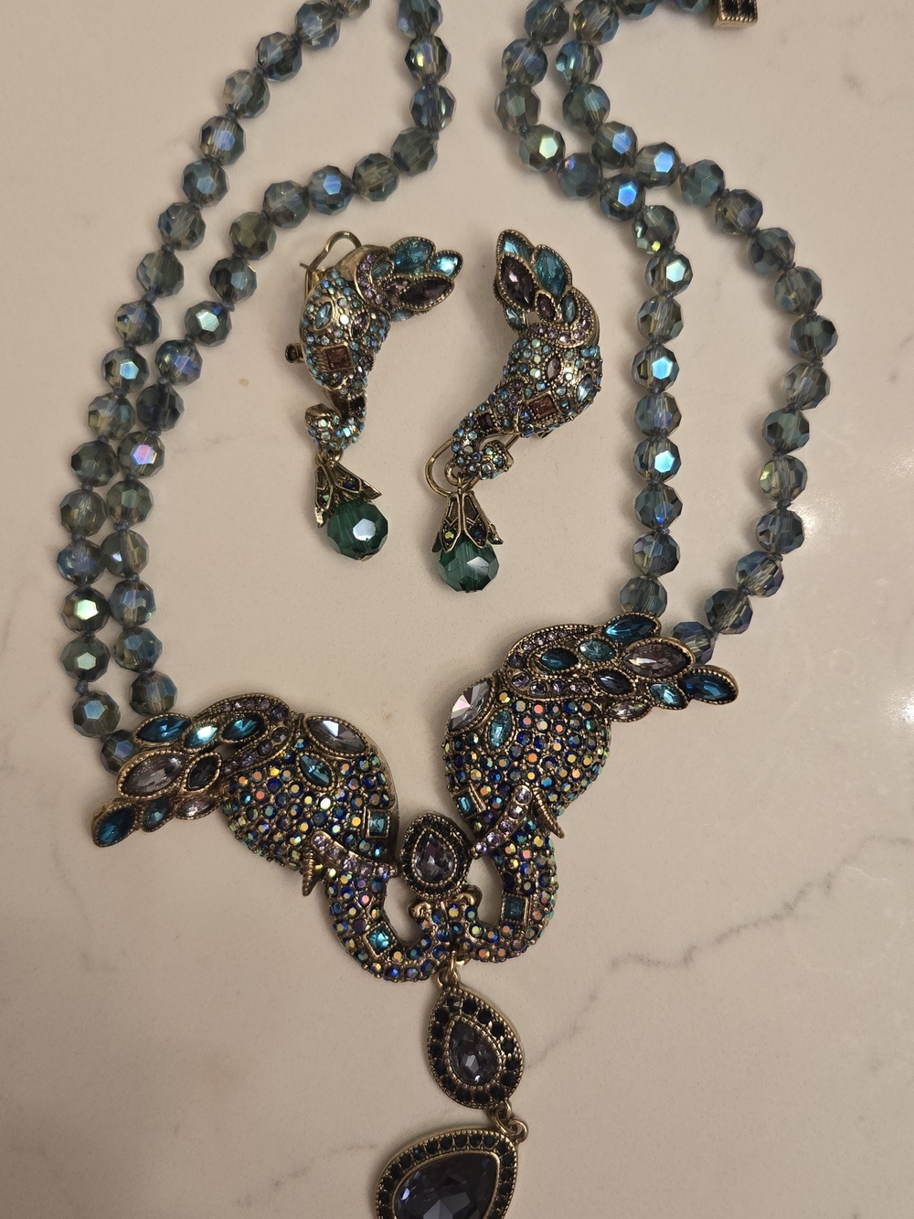 Stunning Heidi Daus Necklace and Earrings